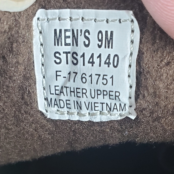 NWOB Sperry Men's Leather Upper Brown and Tan Duck Waterproof Boots Sz 9M - Picture 7 of 7